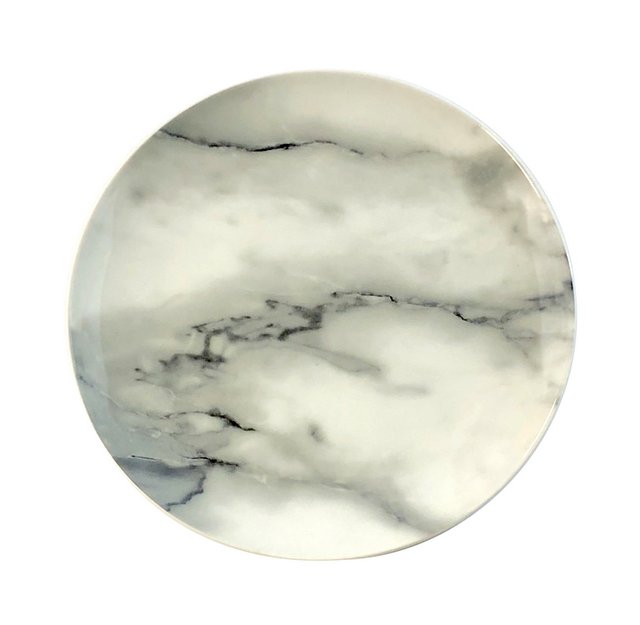 Grey Marble Plate